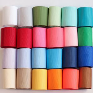 RPET Recycled Polyester Grosgrain Ribbon By The Yard GRS Certificate