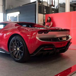 296GTB Ferrari Body Kit 296GTB OEM Carbon Fiber Universal Front Diffuser Spoiler