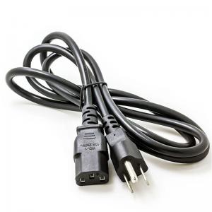 Quality US Plug 1m Computer Monitor Power Cord 250V AC power outlets for sale