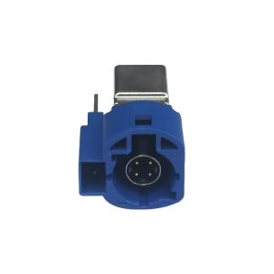 4+2Pin C Code FAKRA HSD Connector PCB Mount Plug For LVDS Camera / USB / IEEE