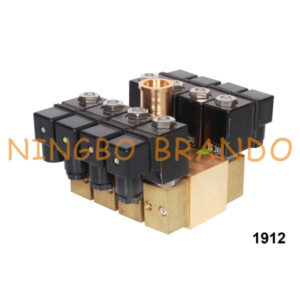 Buy Water Curtain Waterfall Fountain Solenoid Valve With Nozzles 12V 24V at wholesale prices