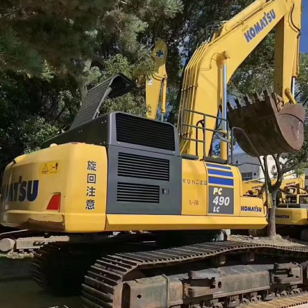 Original Japan Used Komatsu Pc490 Heavy Machinery Excavator With Powerful Engine