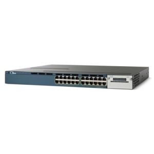 Quality 24 Port Cisco Catalyst 3650 Switch Gigabit Ethernet Copper WS-C3560X-24T-L for sale