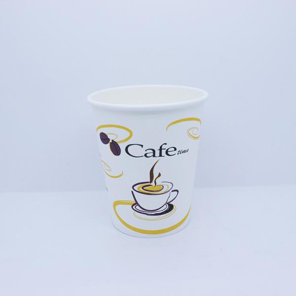 Double Wall Ripple Paper Cup 8 Oz Disposable Custom Logo For Coffee Drinks
