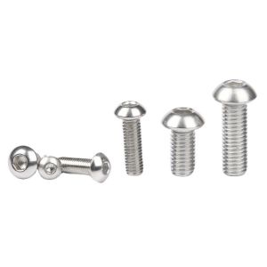 Quality M2 M2.5 M3 M4 M5 M6M8 M10 M12 M14 M16 M18 M20 M24 M27 M30 Plain Finish Flat Head Hexagonal Furniture Socket Screws And Bolts for sale