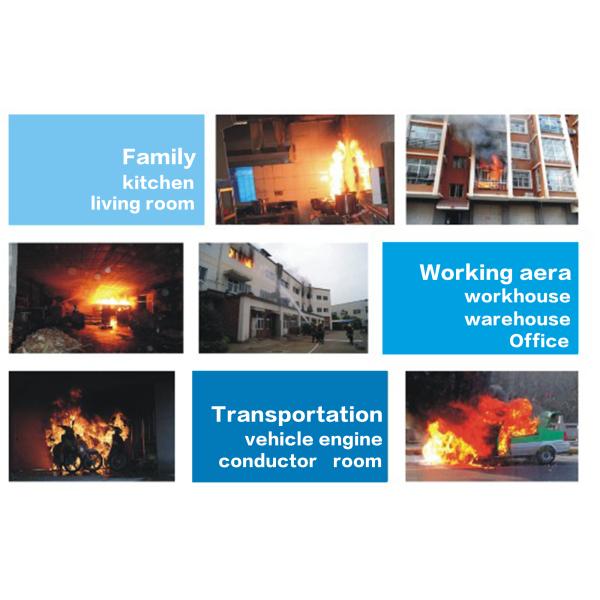 Commercial Portable Aerosol Fire Extinguisher Kitchen Fires Killing Small Size