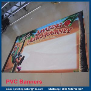 Single Side PVC Banner Printing with Grommets