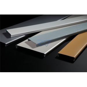 Corridor C Strip 0.9mm Aluminum Plank Ceiling Panel 15mm High