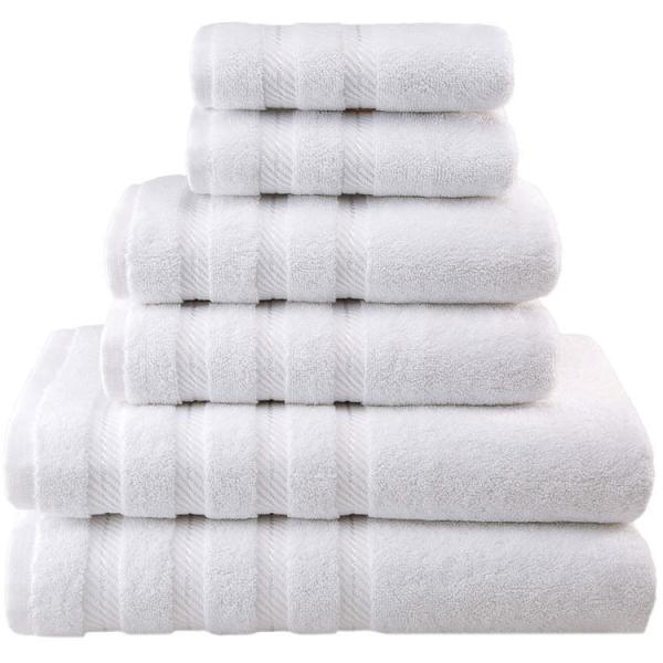 Buy Transform Your Bathroom Shower with Our Dobby Border 100% Cotton Towel Set All-Season at wholesale prices
