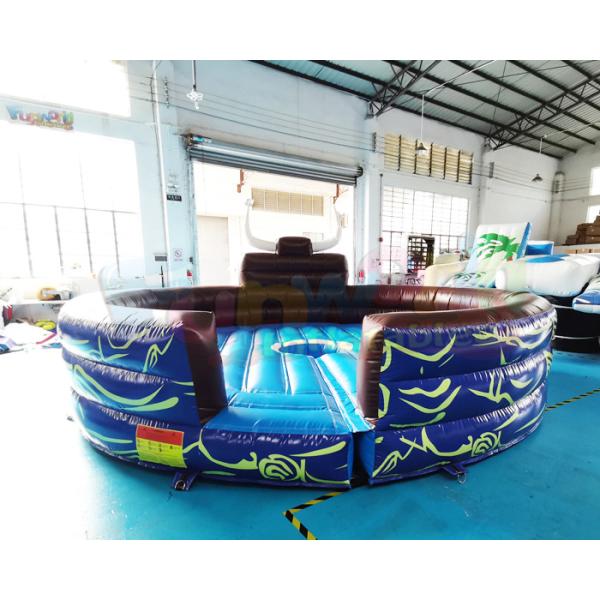 Buy Interactive Bounce House Inflatable Sports Games Fighting Mechanical Rodeo Bull at wholesale prices