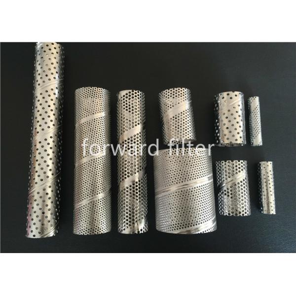 Galvanized Steel Perforated Muffler Pipe Straight Spiral Welded Lock Seam