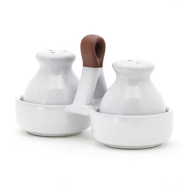 Ceramic Condiment Container Cruet Set Ceramic Salt And Pepper Shakers Cruet
