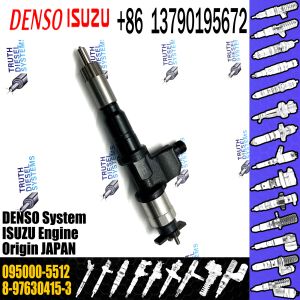 Huida Diesel Engine Fuel Injector 095000-5512 8-97630415-3 for genuine quantity