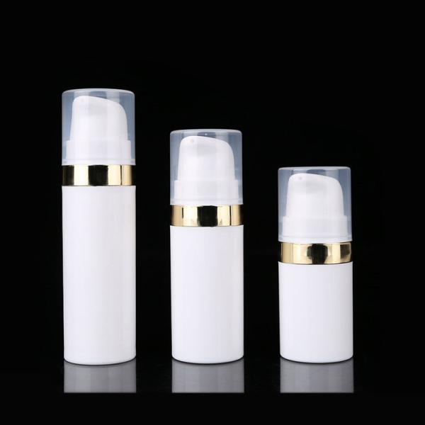 Buy 5ML 10ML 15ML plastic PP white airless pump bottle at wholesale prices