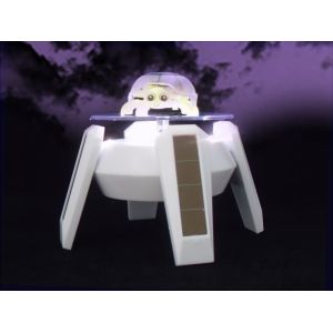 Rotary solar china display holder