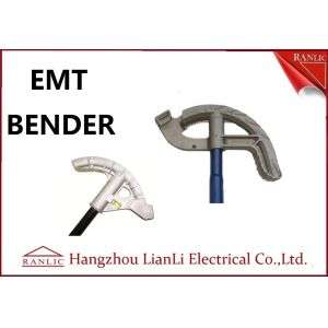Quality 3/4&quot; 1&quot; Aluminum EMT Conduit Bender Conduit Tools with Blue / Yellow / White Handle for sale