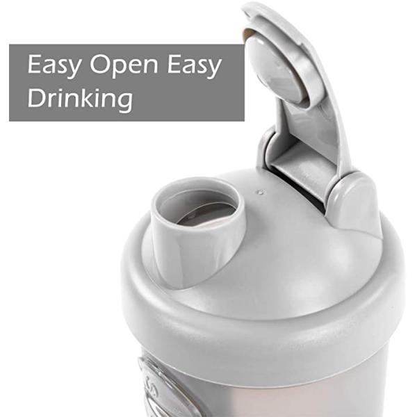 BPA Free Shaker Water Bottle With 7 Day Pill Case