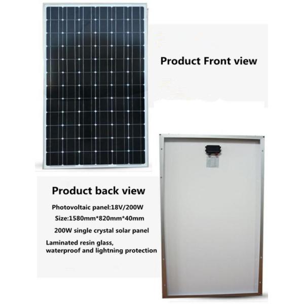 72 Cells Monocrystalline 300W Solar Panel for Solar Panel System