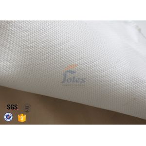 White 0.5mm Silicone Coated Fiberglass Fabric For Household Fire Blanket
