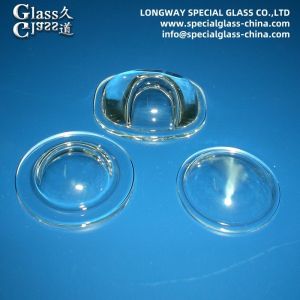 Quality High Precision Polishing Borosilicate Glass Cover Lens For Tunnel Lamp Lens for sale
