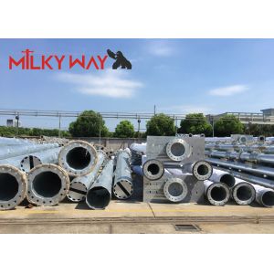 China 80FT 90FT 1400kg bitumen 5mm electrical power pole for power transmission on sale