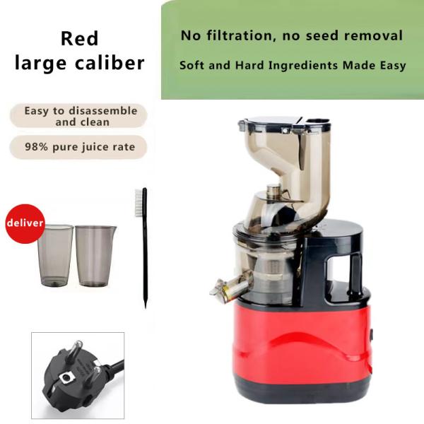 Large Caliber Cold Press Slow Juicer NO App-Controlled Portable Juicer