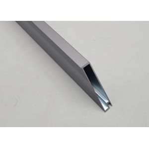 Anodizing Rectangle Aluminium Sliding Door Profiles For Wine Cabinet