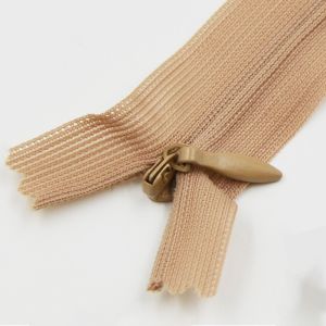 Quality China Zipper Customized zipper with logo Invisible Zip Binder for Pocket Teeth 25CM Invisible Zipper Tape for sale