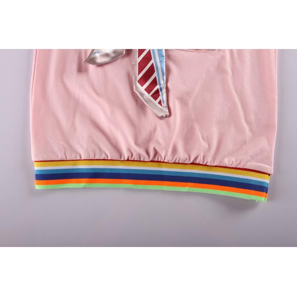 2 Color 65% Polyester 30% Bavlna 5% Elastane Girls Pullover