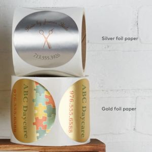 Custom Self Adhesive Sticker Printing Round Circular Food Label Sticker