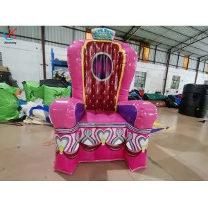 Quality Manufacturer Industrial Commercial Red Magic Seat Theme Inflatable Seat for sale