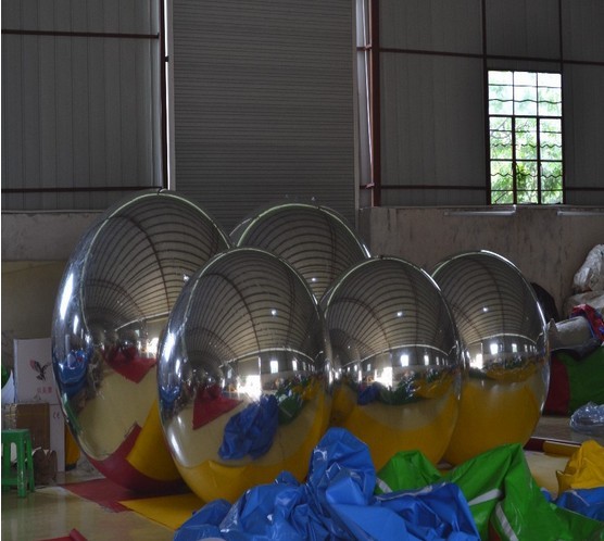 Buy Fireproof PVC Reflection Inflatable Advertising Balloons Mirror Ornaments at wholesale prices