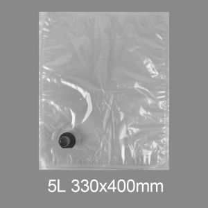 Custom Transparent BIB 3l 5l 10l 20l Plastic Tap Bag Drinking Water Wine Juice