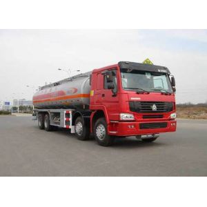 High Performance 25-30 CBM Gasoline Tank Truck 8X4 RHD Euro2 336HP