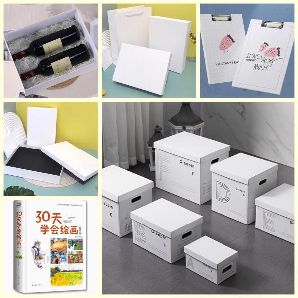 White Gloss Clay Coated Box Board 1mm For Carton & Box White Gloss Clay Coated Box Board 1mm For Carton & Box