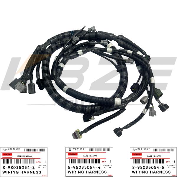 KBZE KLH10620 ISUZU 4JJ1 ENGINE 8-98035054-2 8-98035054-4 8-98035054-5 WIRING