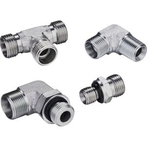 Reusable Metric O-Ring Male Hydraulic Hose Pipe Swivel Fittings and Adapters for