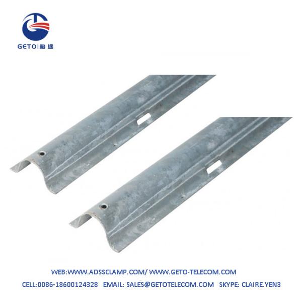 Buy ISO9001 Protective Cover Cable Duct Half Round Steel Electro-Galvanizing at wholesale prices