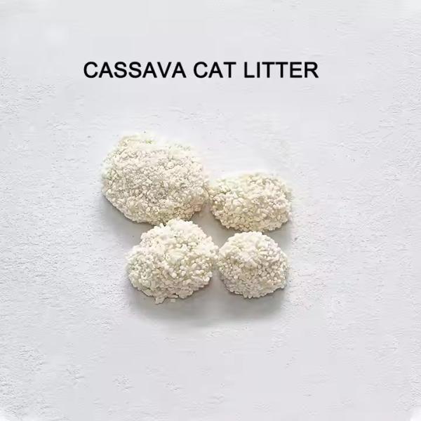 High Absorptivity Cassava Cat Litter Fast Clumping Tofu Litter