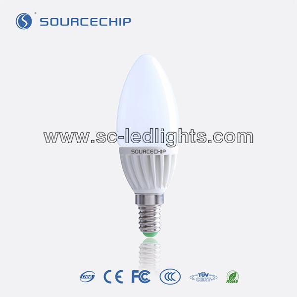 Buy 5 watt led bulb e14 SMD5630 Candle Light at wholesale prices