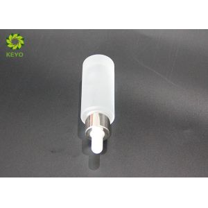Flat Shoulder Cosmetic Packaging Bottles , 30ml Frosted Glass Empty Cosmetic