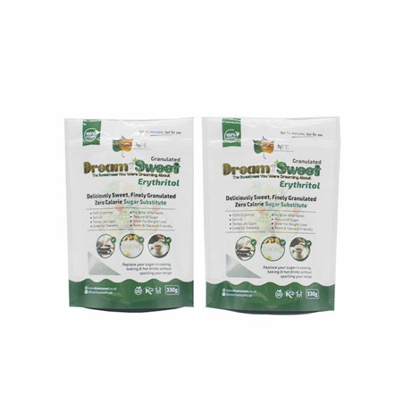 Buy 9 Colors Food Grade Gummy Biodegradable Stand Up Pouches With Zipper at wholesale prices