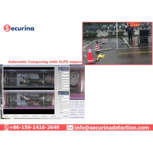Under Vehicle Car Surveillance Equipment IP68 With Multi Language User Interface