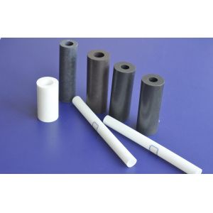 Black PTFE Tubing / PTFE Material For Heat Exchanger