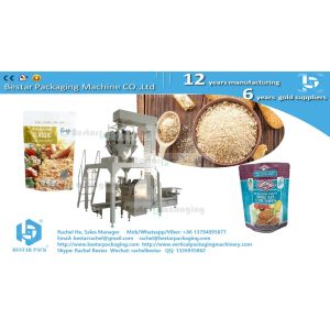 Breadcrumbs zipper pouch automatic packaging machine doypack machine