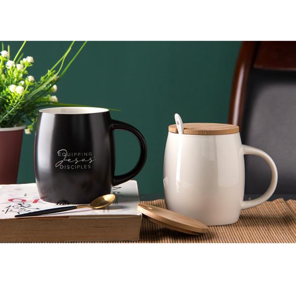 red blue polychrome printed coffee mugs wholesale engrave personalized custom logo plain white coffee cheap ceramic mug