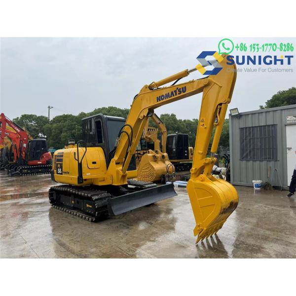 Komatsu PC58 Digger Quality With Hydraulic Pump Komatsu Pc58 Excavator Used