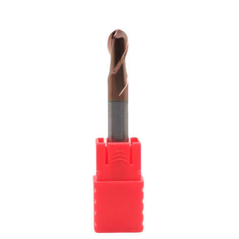 Buy 8mm Dia R4*8*16*8*150L 2Flutes TiAISiN Carbide Ball Nose End Mill For Carbon Steel Alloy Steel Cast Iron at wholesale prices