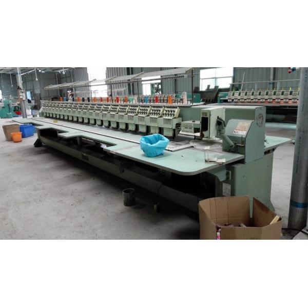 Second Hand Commercial Embroidery Sewing Machine With Automatic Color Changing