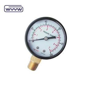 natural gas 2" bourdon type pressure gauge